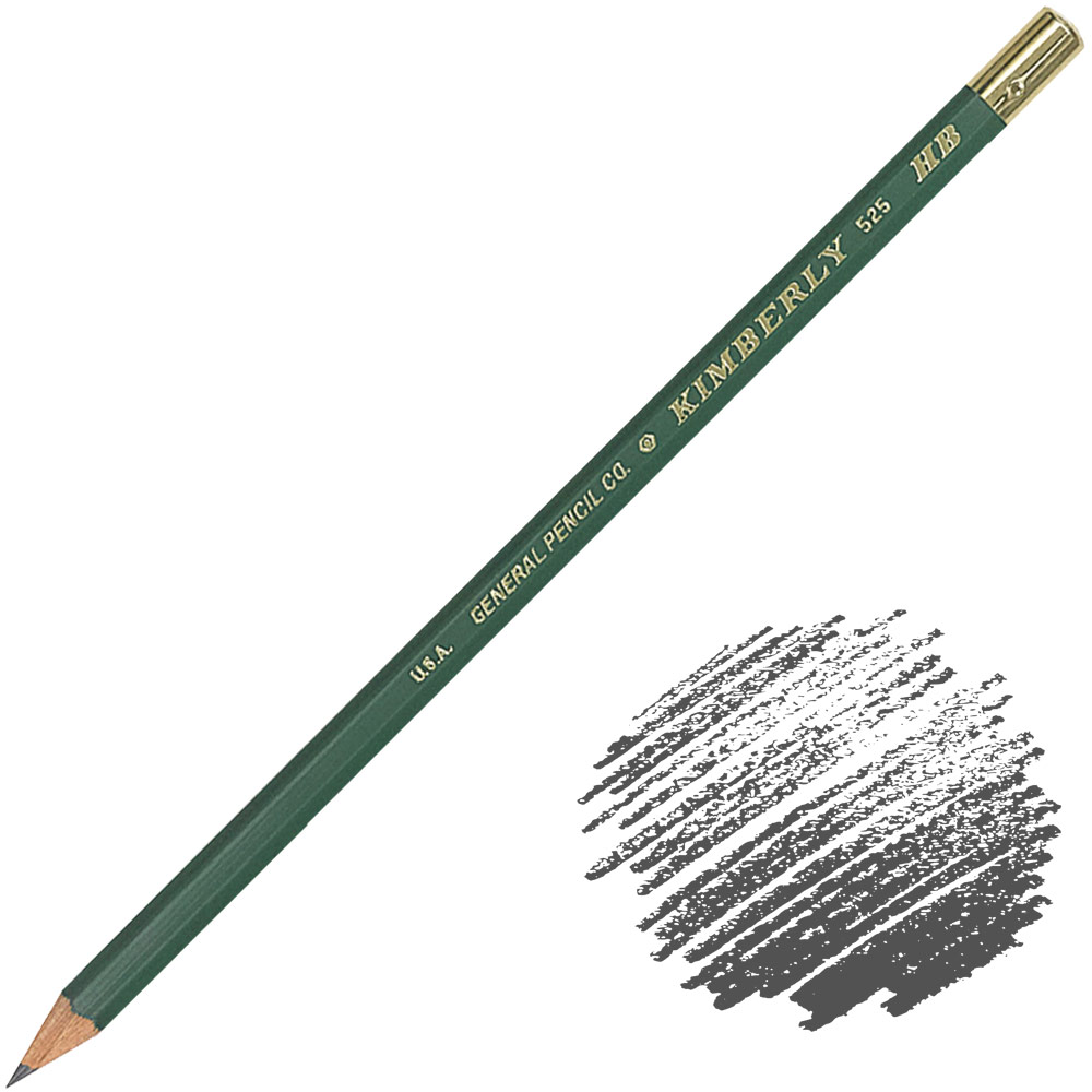 Crayon HB Graphite Kimberly® 525-HB hard - Les papiers de Lucas