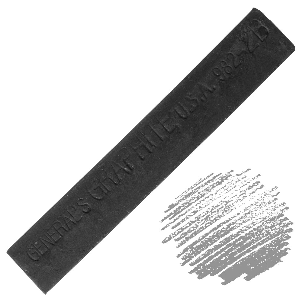 General's Graphite Stick 0.50" 2B