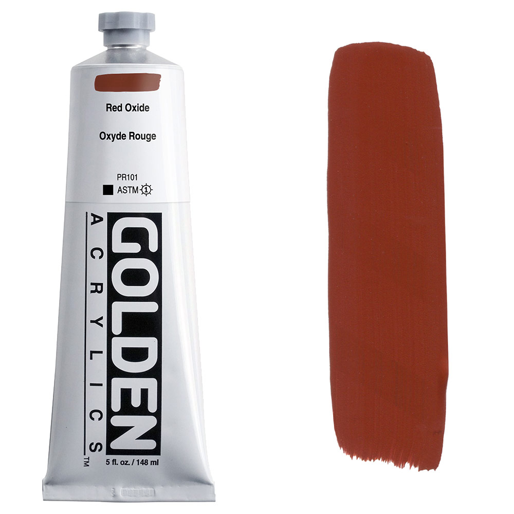 Golden Acrylics Heavy Body 5oz Red Oxide