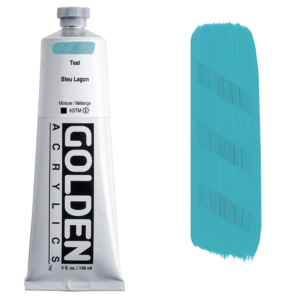 Golden Acrylics Heavy Body 5oz Teal