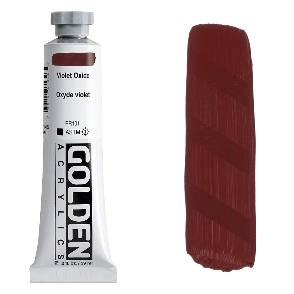 Heavy Body Acrylic Color - Transparent Brown Iron Oxide