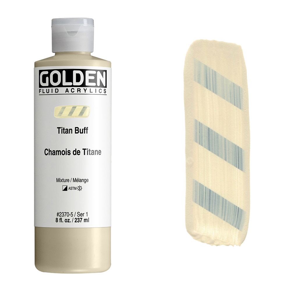 Golden Fluid Acrylics 8oz Titan Buff