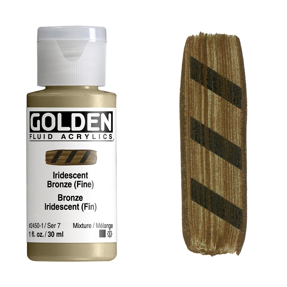 Golden Fluid Acrylics 1oz Iridescent Bronze (Fine)