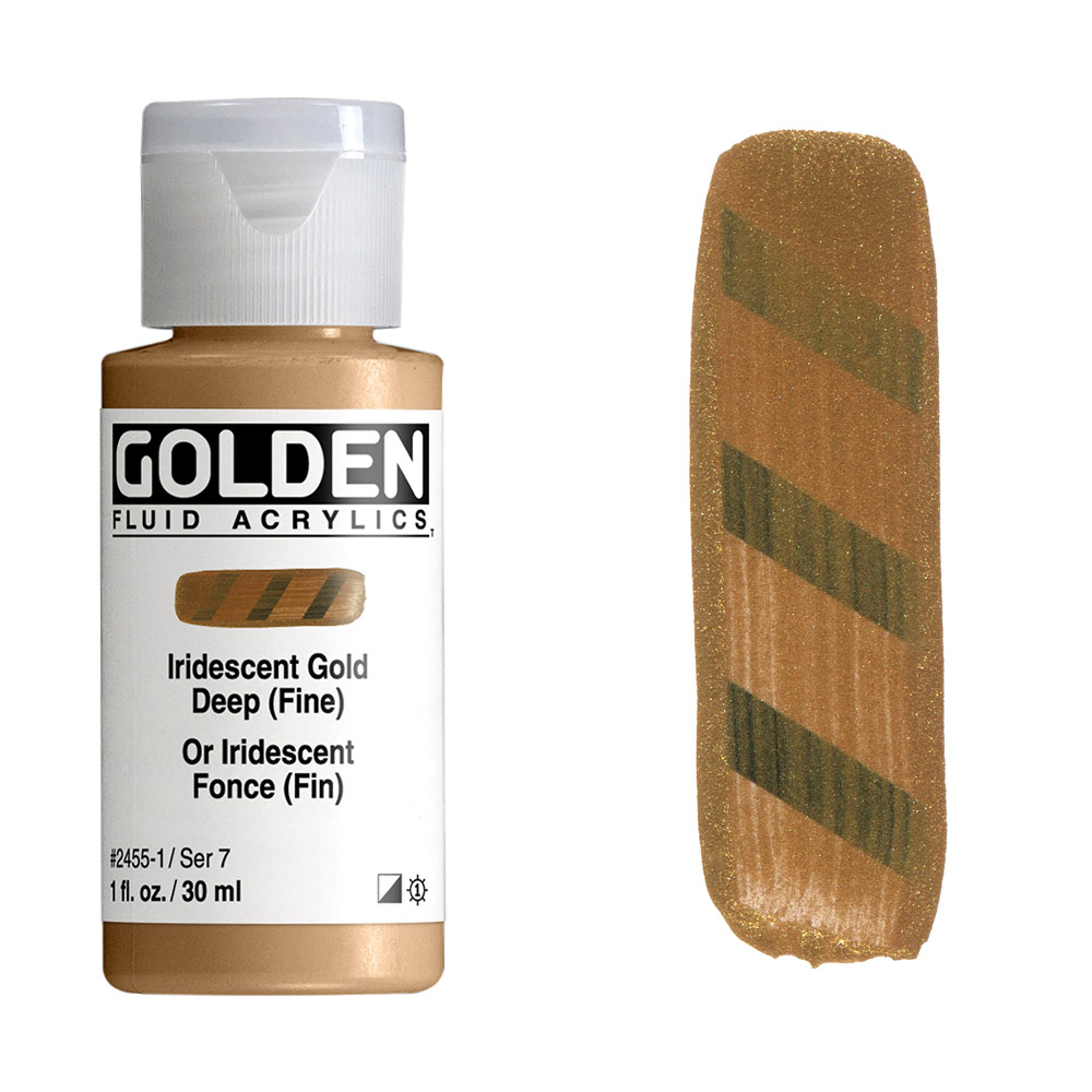 Golden® Iridescent Fluid Acrylics 8oz.