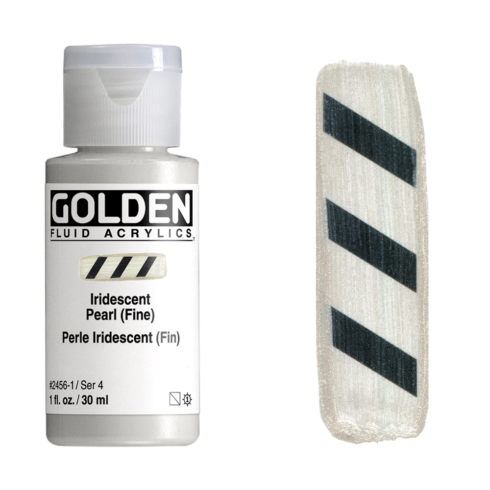 Golden Fluid Acrylics 1oz Iridescent Pearl (Fine)