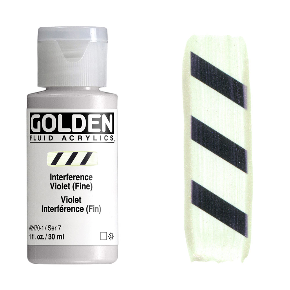 Golden Fluid Acrylics 1oz Interference Violet (Fine)