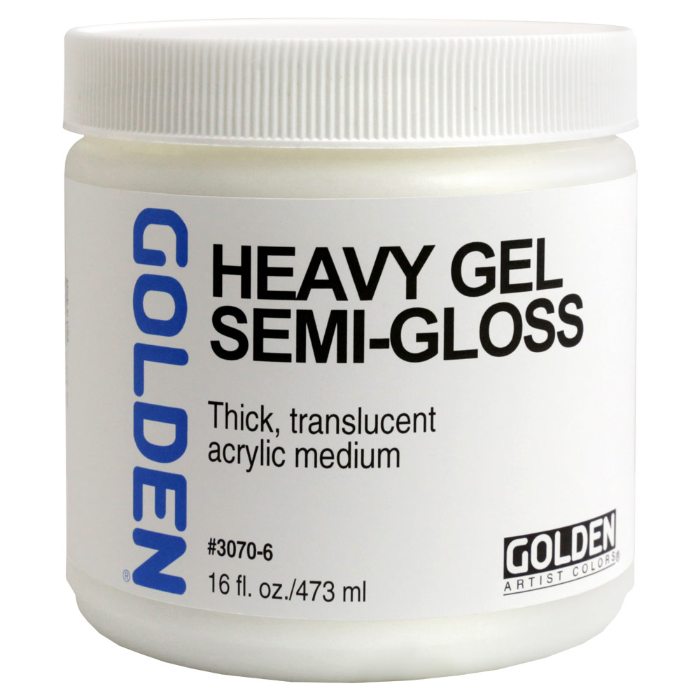 Golden Artist Colors Heavy Gel 16oz Semi-Gloss