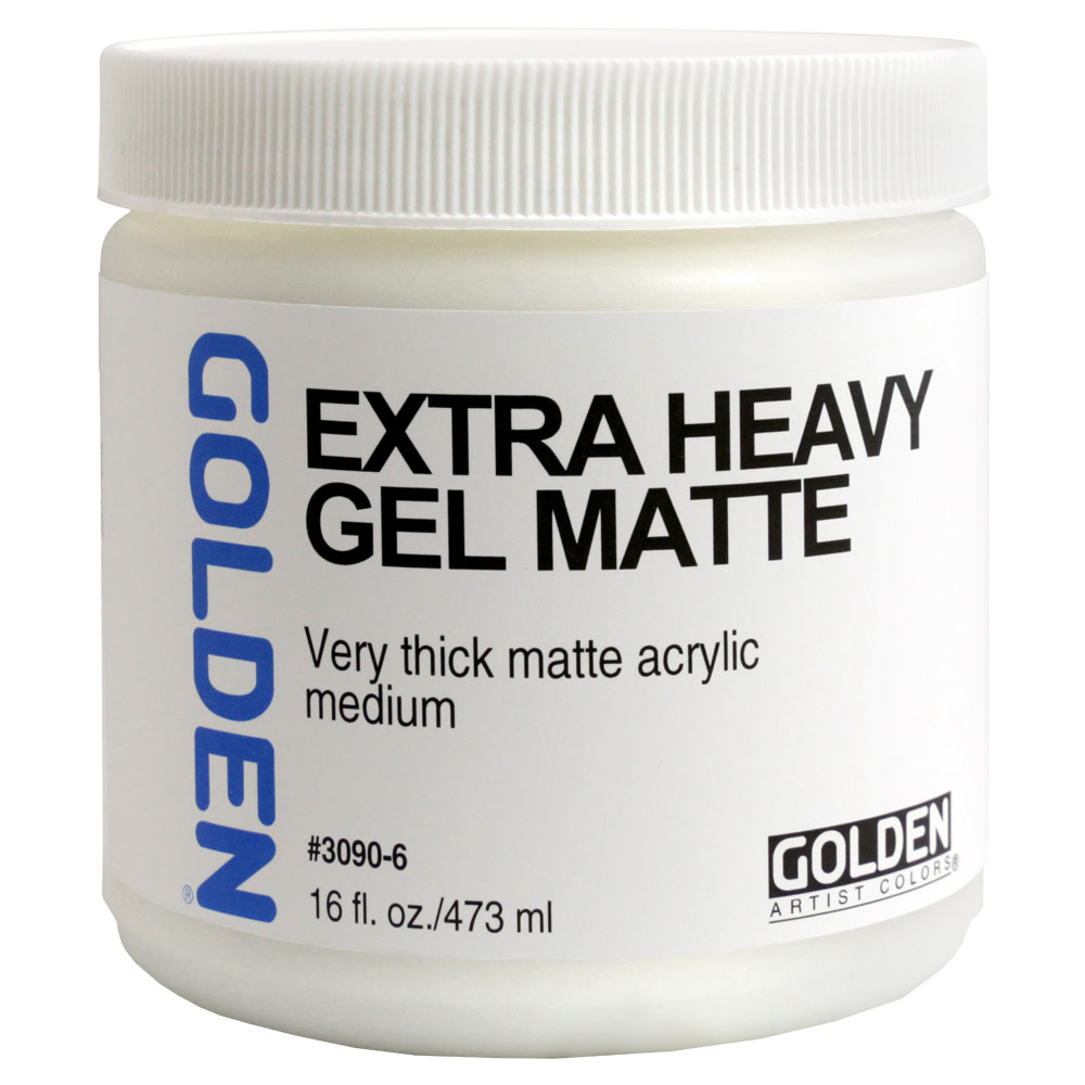 Golden Artist Colors Extra Heavy Gel 16oz Matte