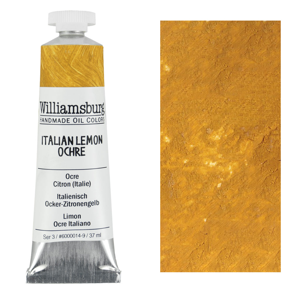 Williamsburg Handmade Oil Colors 37ml Italian Lemon Ochre