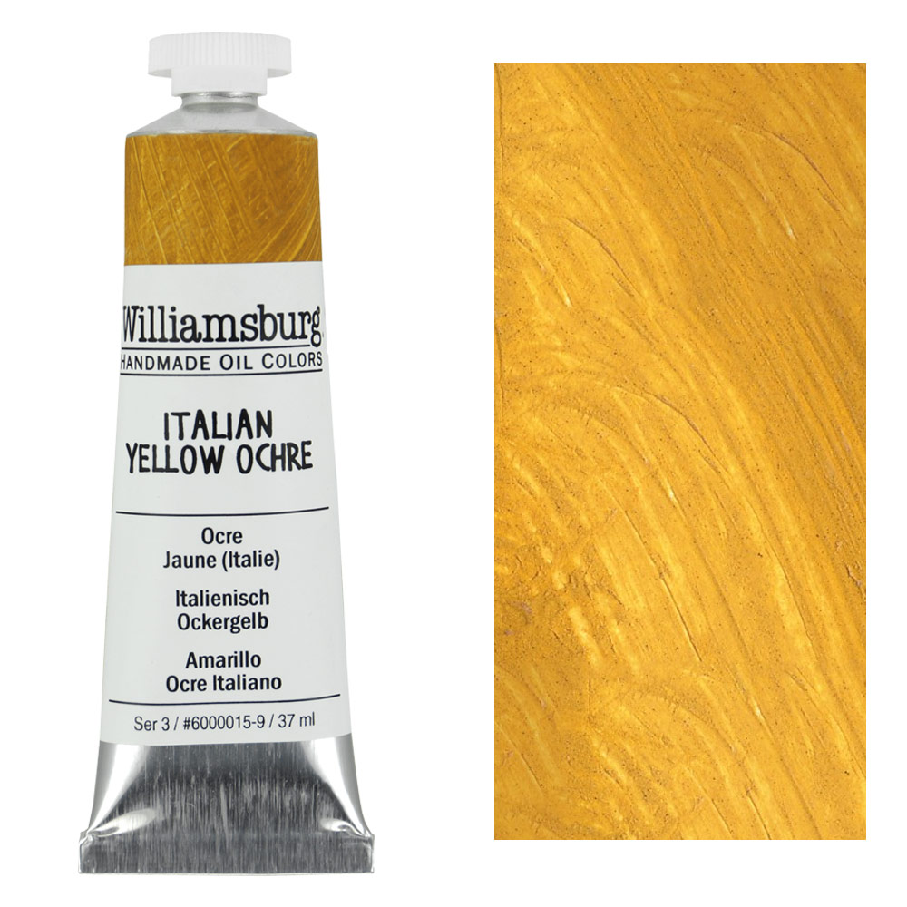 Williamsburg Handmade Oil Colors 37ml Italian Yellow Ochre