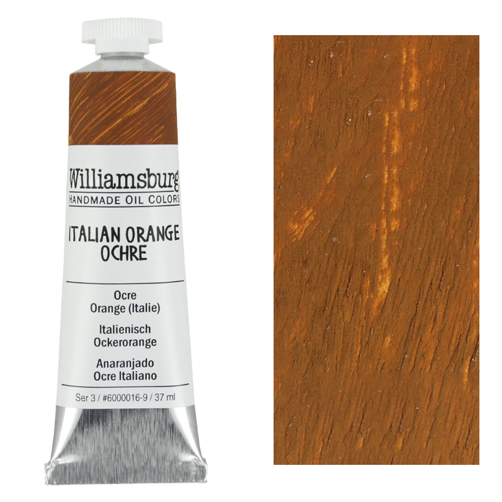 Williamsburg Handmade Oil Colors 37ml Italian Orange Ochre