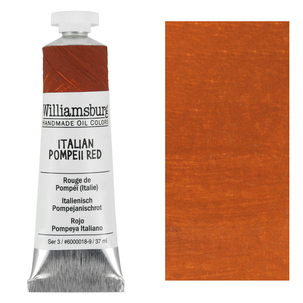 Williamsburg Handmade Oil Colors 37ml Italian Pompei Red
