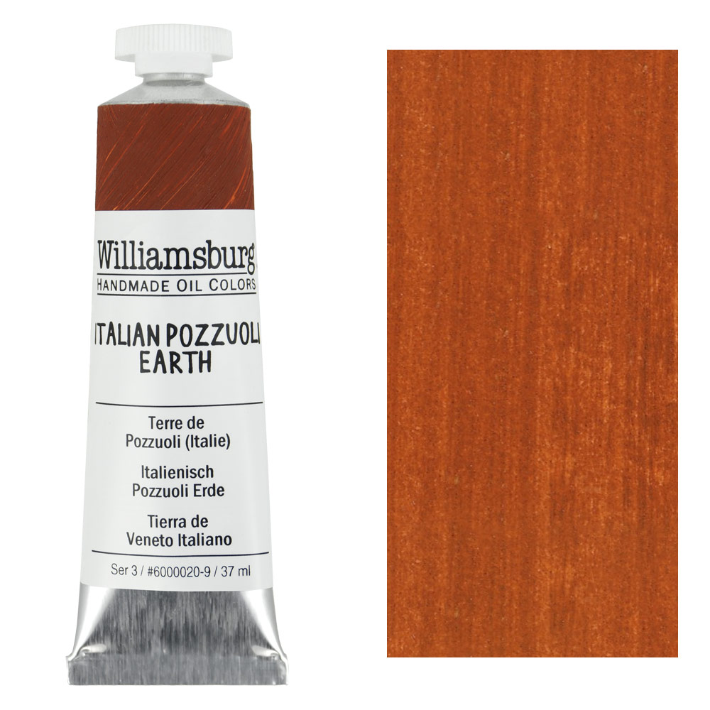 Williamsburg Handmade Oil Colors 37ml Italian Pozzuoli Earth
