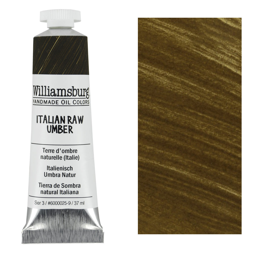 Williamsburg Handmade Oil Colors 37ml Italian Raw Umber