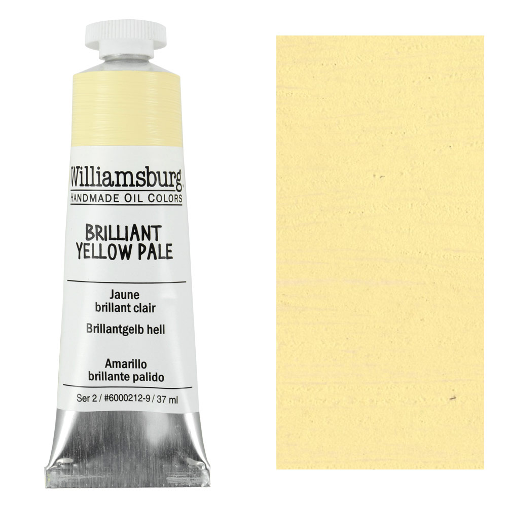 Williamsburg Handmade Oil Colors 37ml Brilliant Yellow Pale