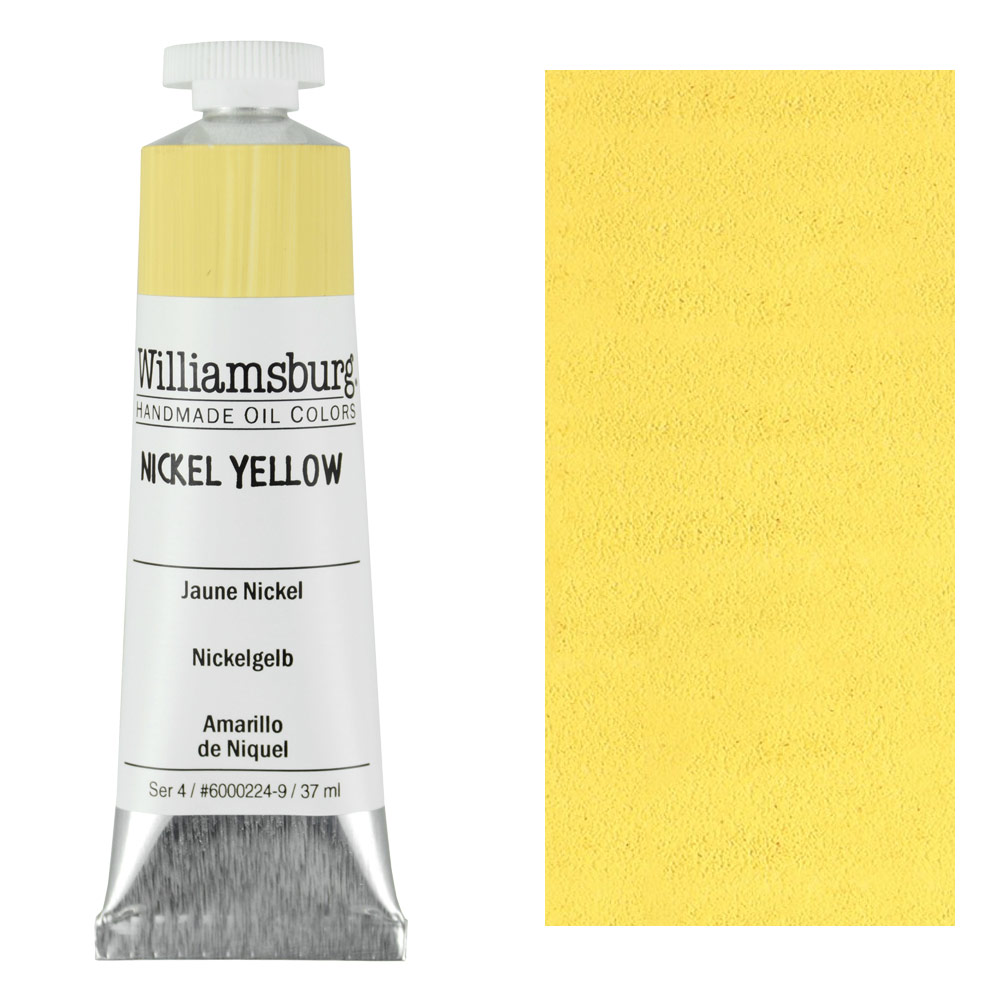 Williamsburg Handmade Oil Colors 37ml Nickel Yellow