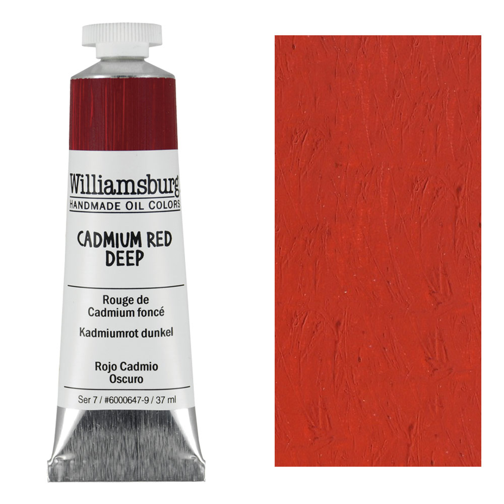 Williamsburg Handmade Oil Colors 37ml Cadmium Red Deep