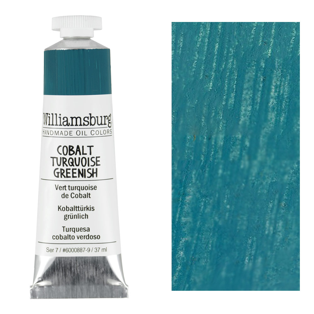 Williamsburg Handmade Oil Colors 37ml Cobalt Turquoise Greenish