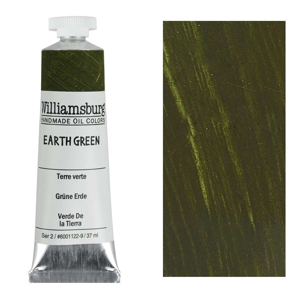 Williamsburg Handmade Oil Colors 37ml Earth Green