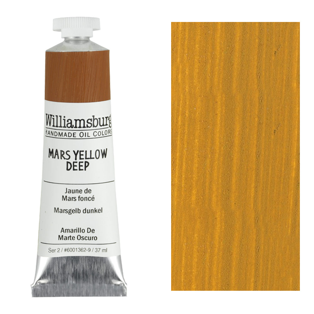 Williamsburg Handmade Oil Colors 37ml Mars Yellow Deep
