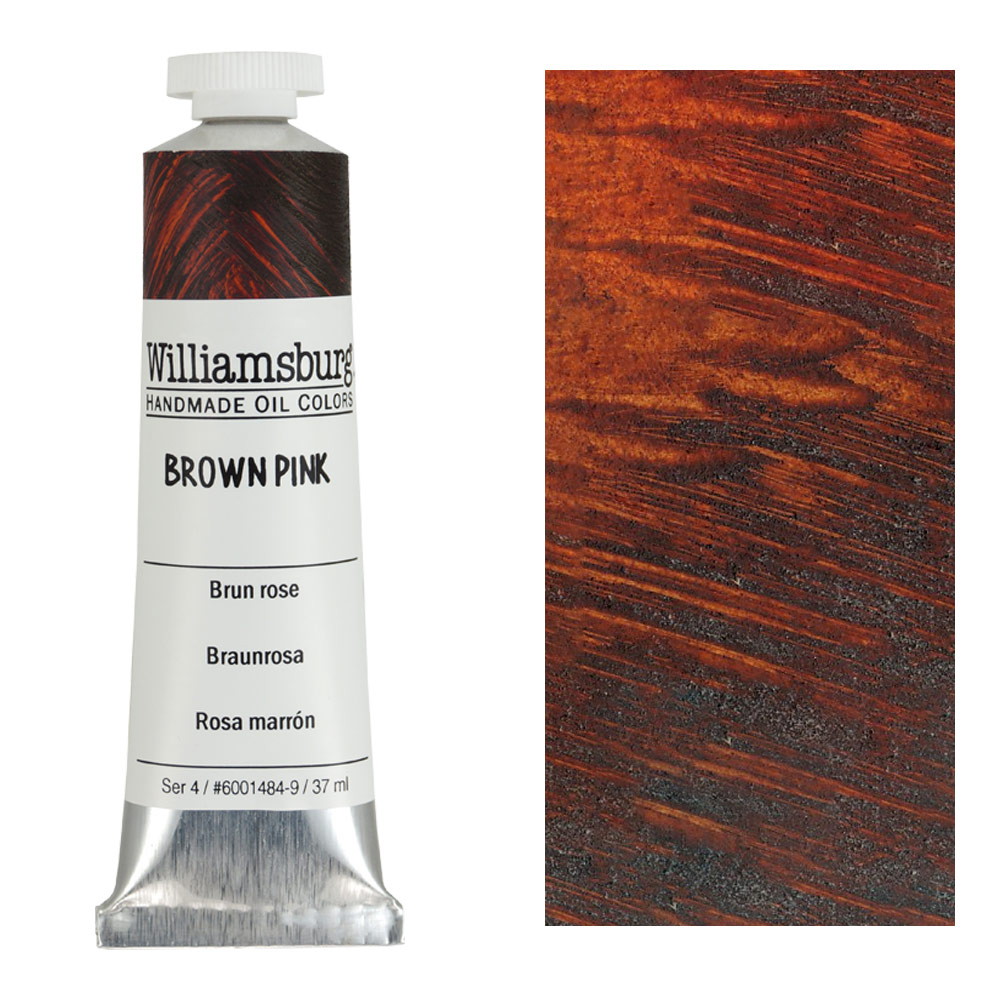Williamsburg Handmade Oil Colors 37ml Brown Pink