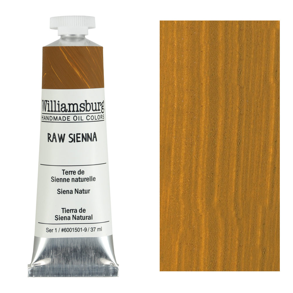 Williamsburg Handmade Oil Colors 37ml Raw Sienna