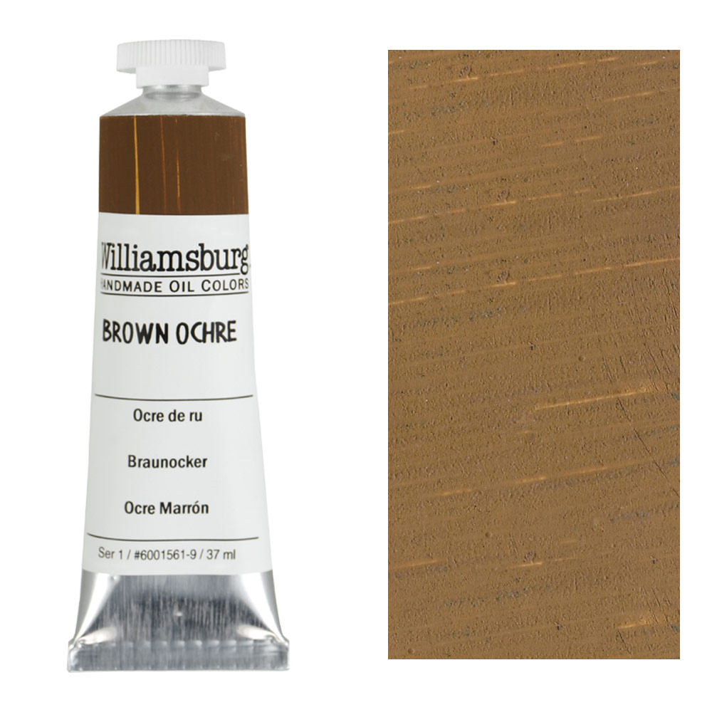 Williamsburg Handmade Oil Colors 37ml Brown Ochre