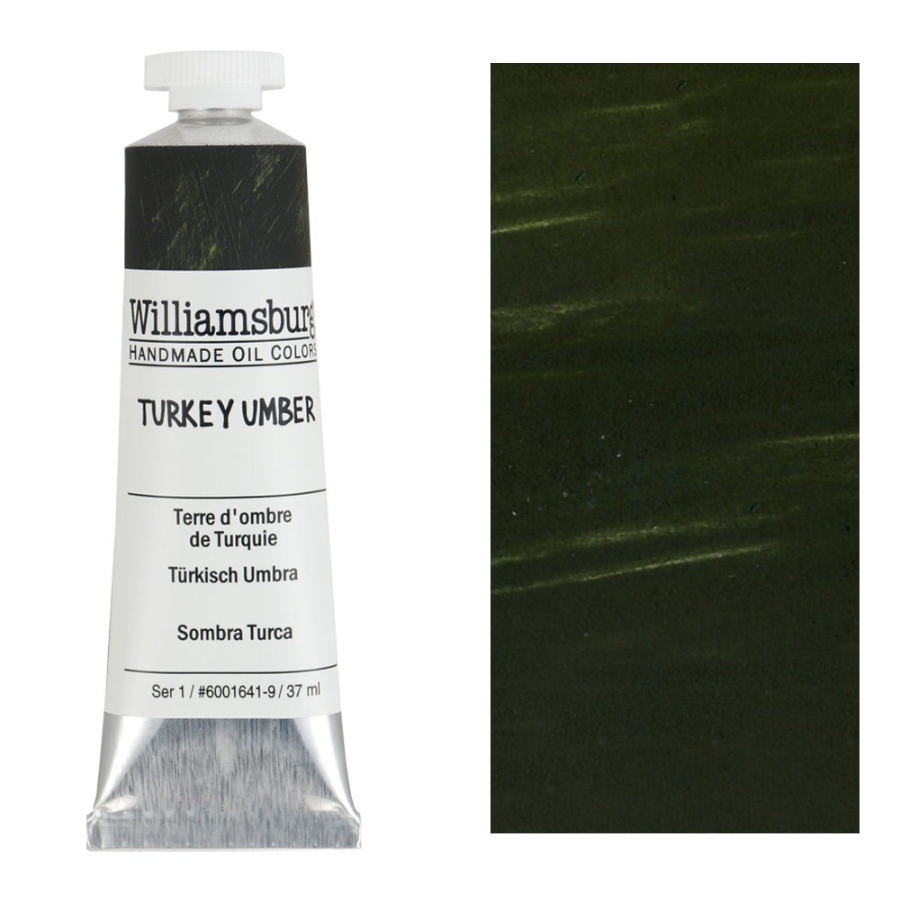 Williamsburg Handmade Oil Colors 37ml Turkey Umber
