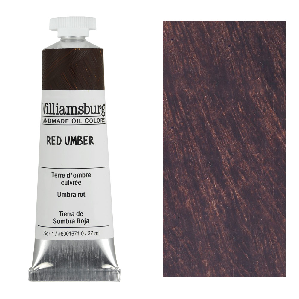 Williamsburg Handmade Oil Colors 37ml Red Umber