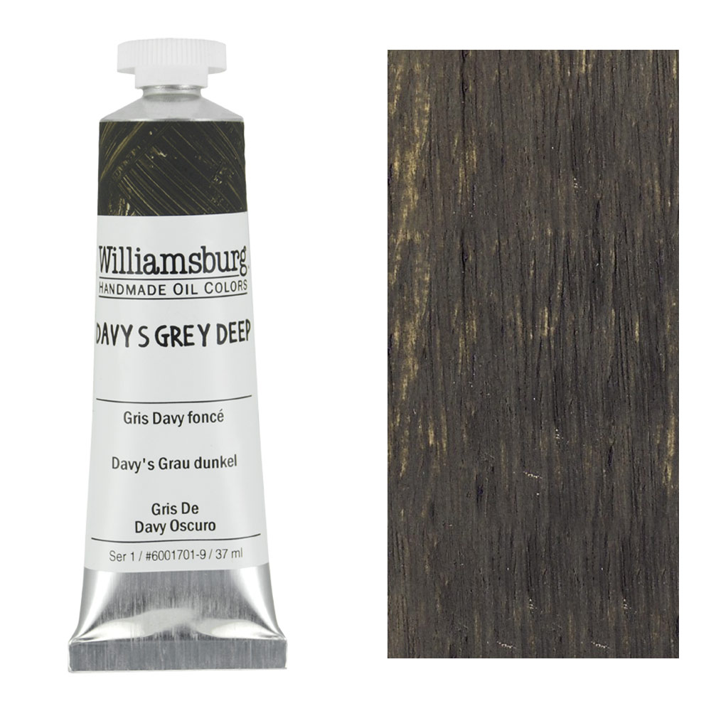 Williamsburg Handmade Oil Colors 37ml Davy's Grey Deep