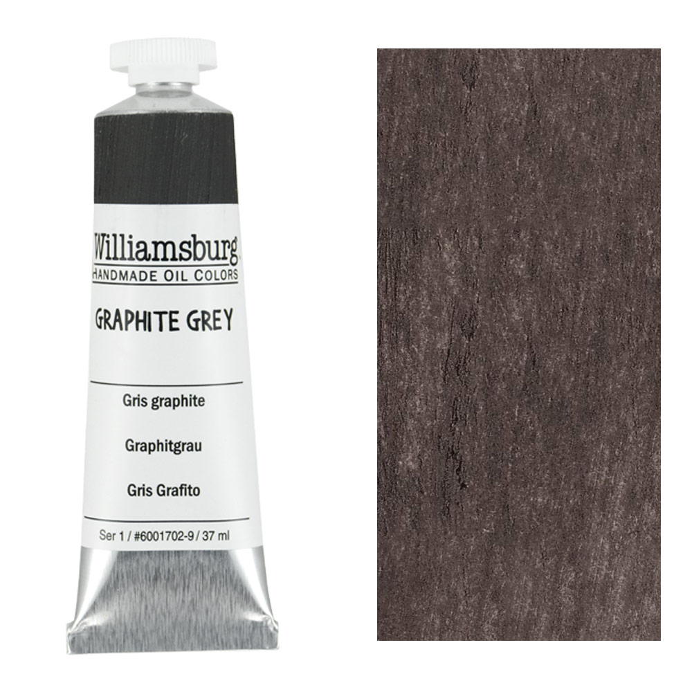 Williamsburg Handmade Oil Colors 37ml Graphite Grey