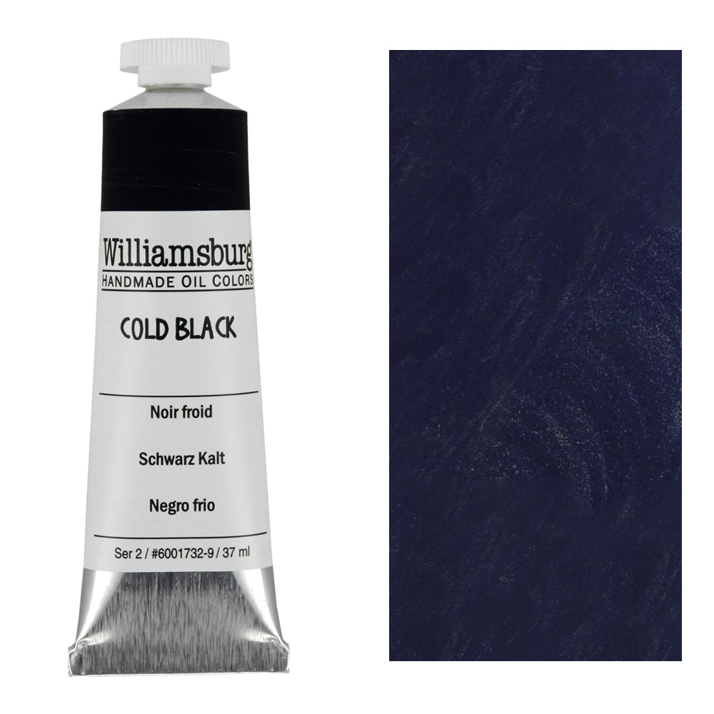 Williamsburg Handmade Oil Colors 37ml Cold Black