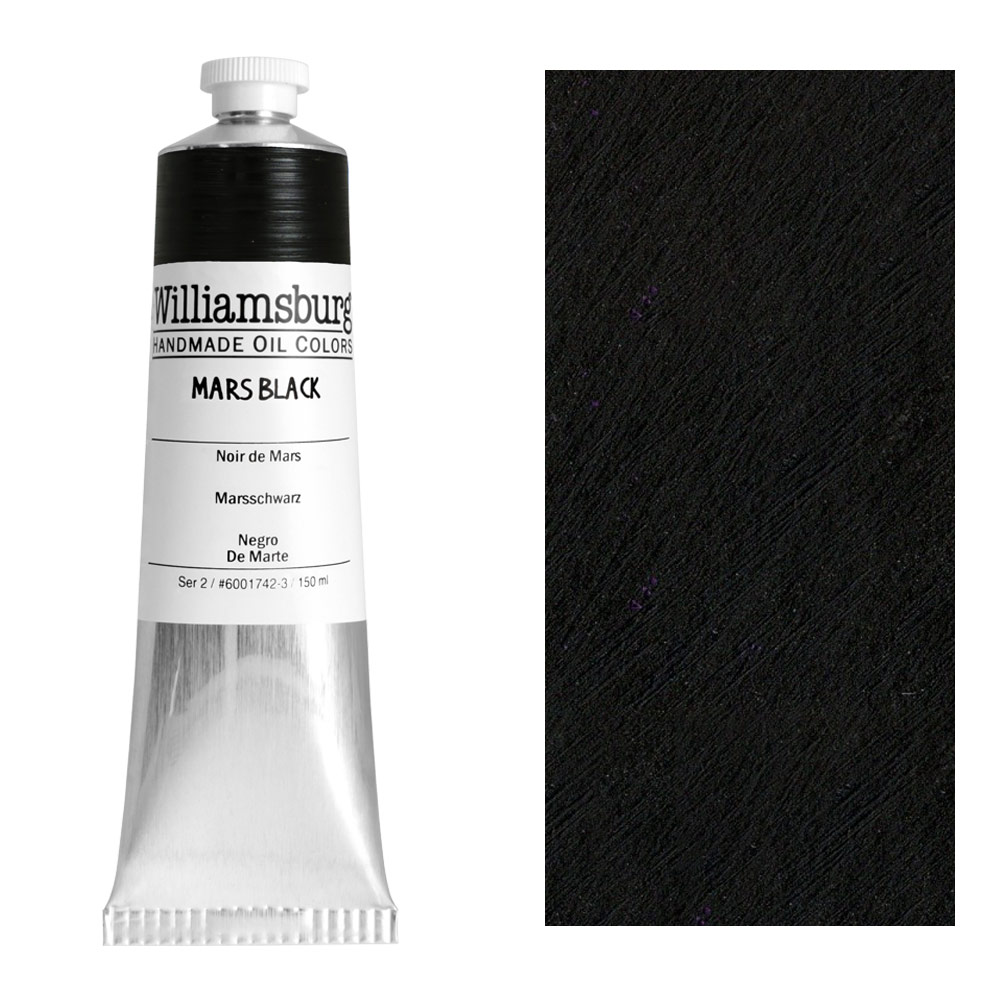 Williamsburg Handmade Oil Colors 150ml Mars Black