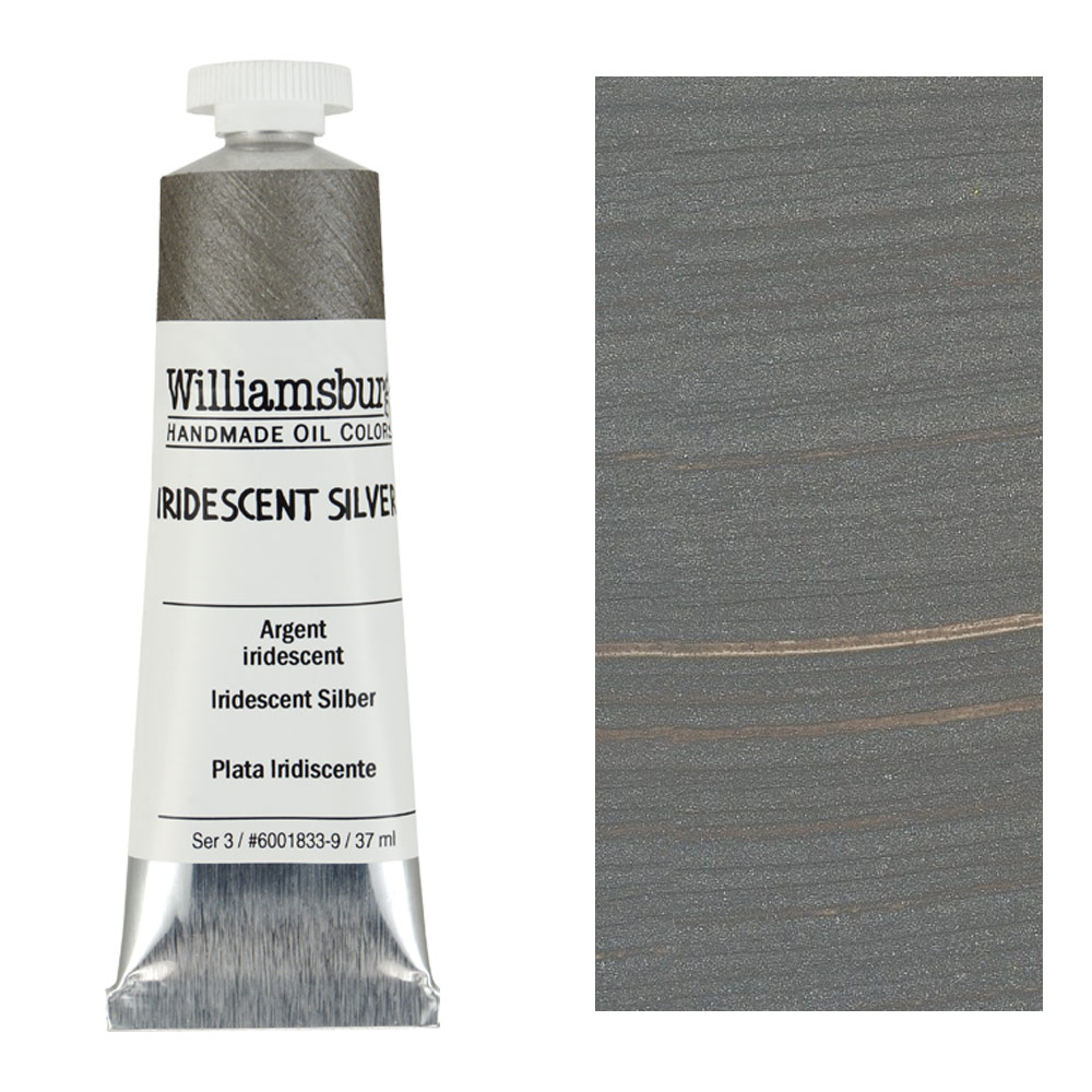 Williamsburg Handmade Oil Colors 37ml Iridescent Silver