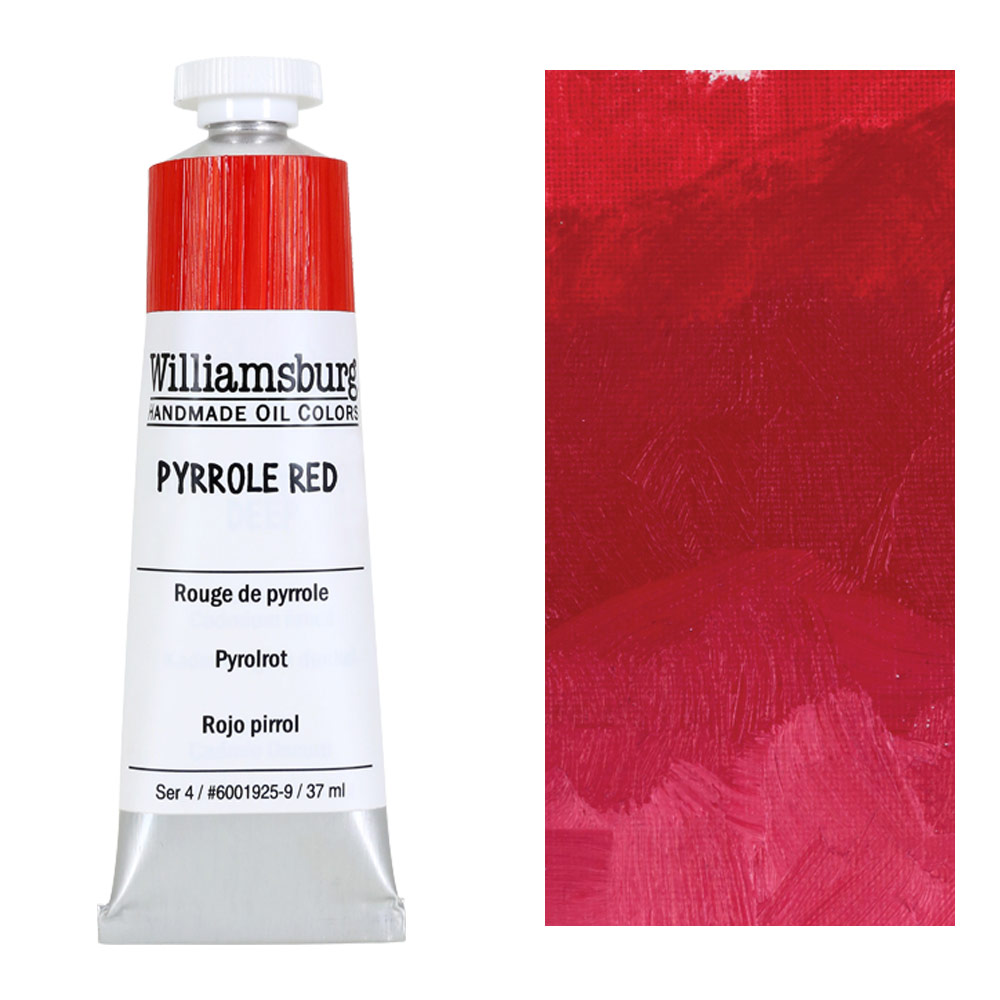 Williamsburg Handmade Oil Colors 37ml Pyrrole Red