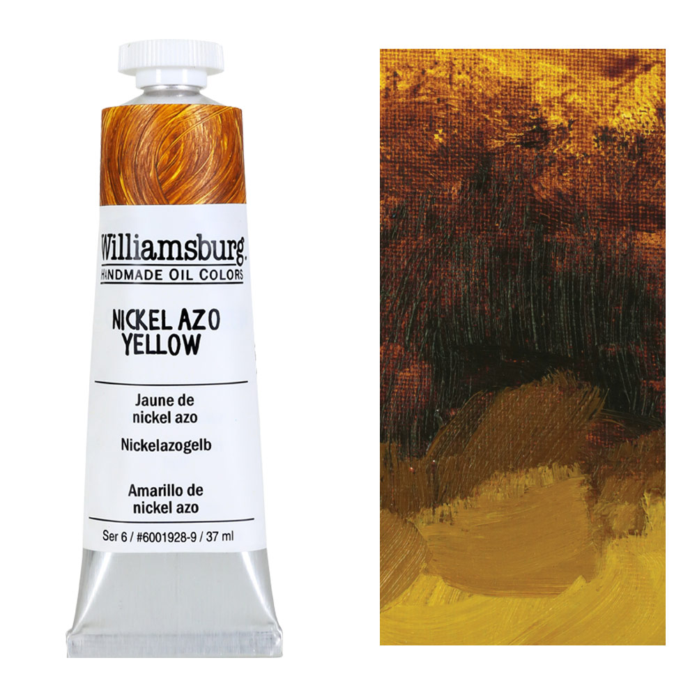 Williamsburg Handmade Oil Colors 37ml Nickel Azo Yellow
