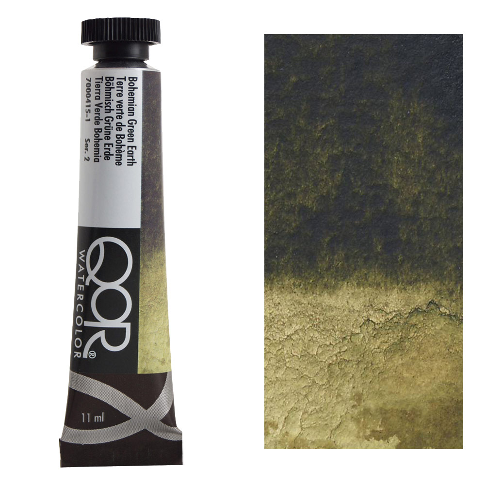 QoR Modern Watercolor 11ml Bohemian Green Earth