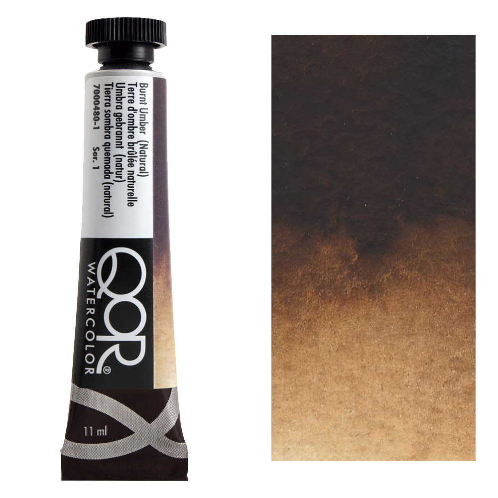 QoR Modern Watercolor 11ml Burnt Umber (Natural)