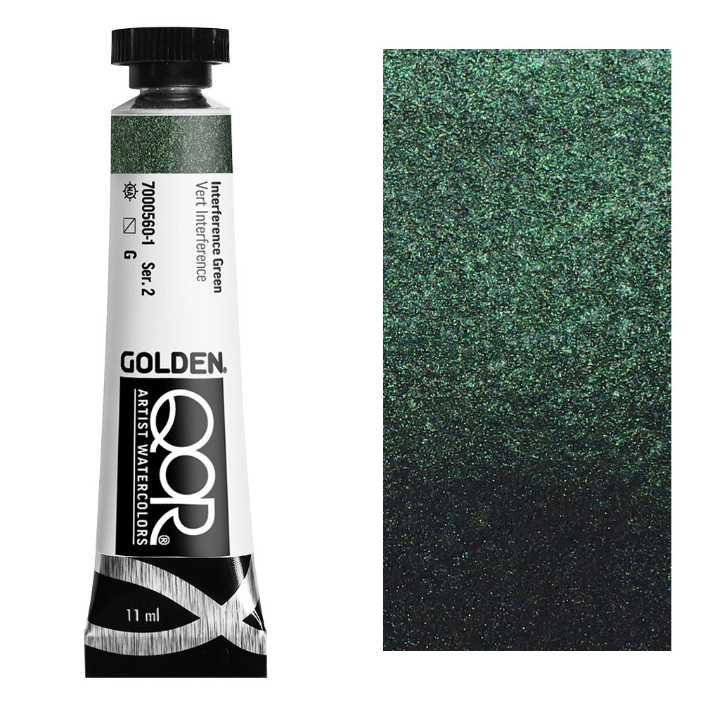 QoR Modern Watercolor 11ml Interference Green
