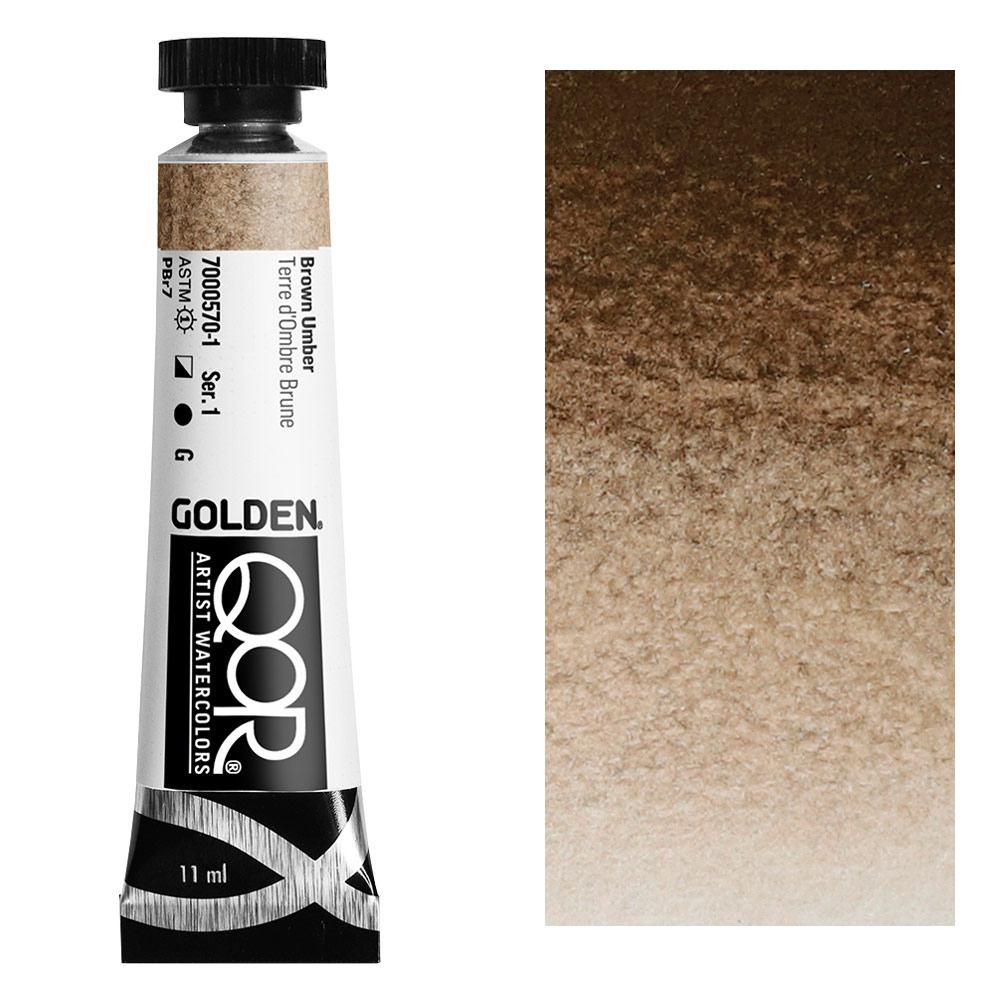 QoR Modern Watercolor 11ml Brown Umber