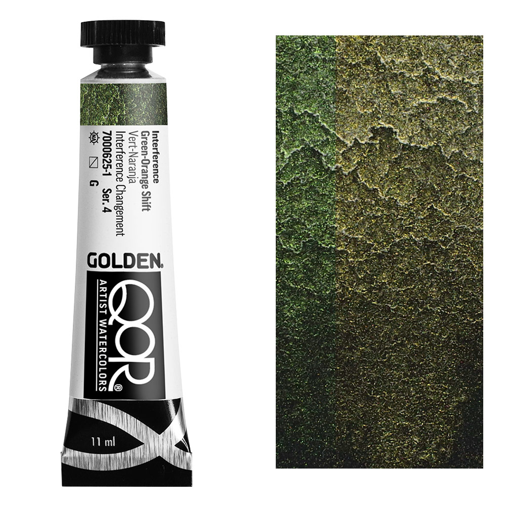 QoR Modern Watercolor 11ml Interference Green-Orange Shift