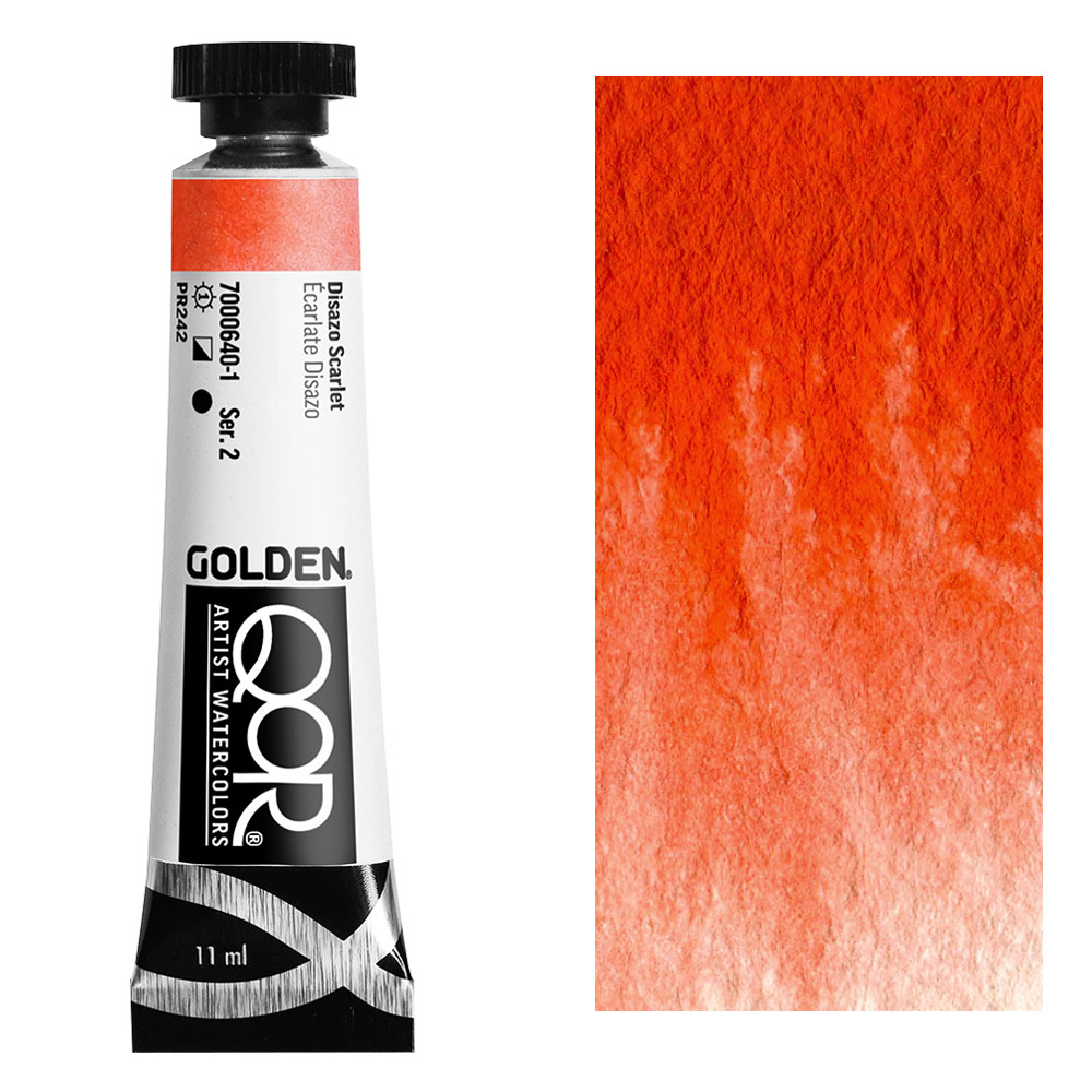 QoR Modern Watercolor 11ml Disazo Scarlet