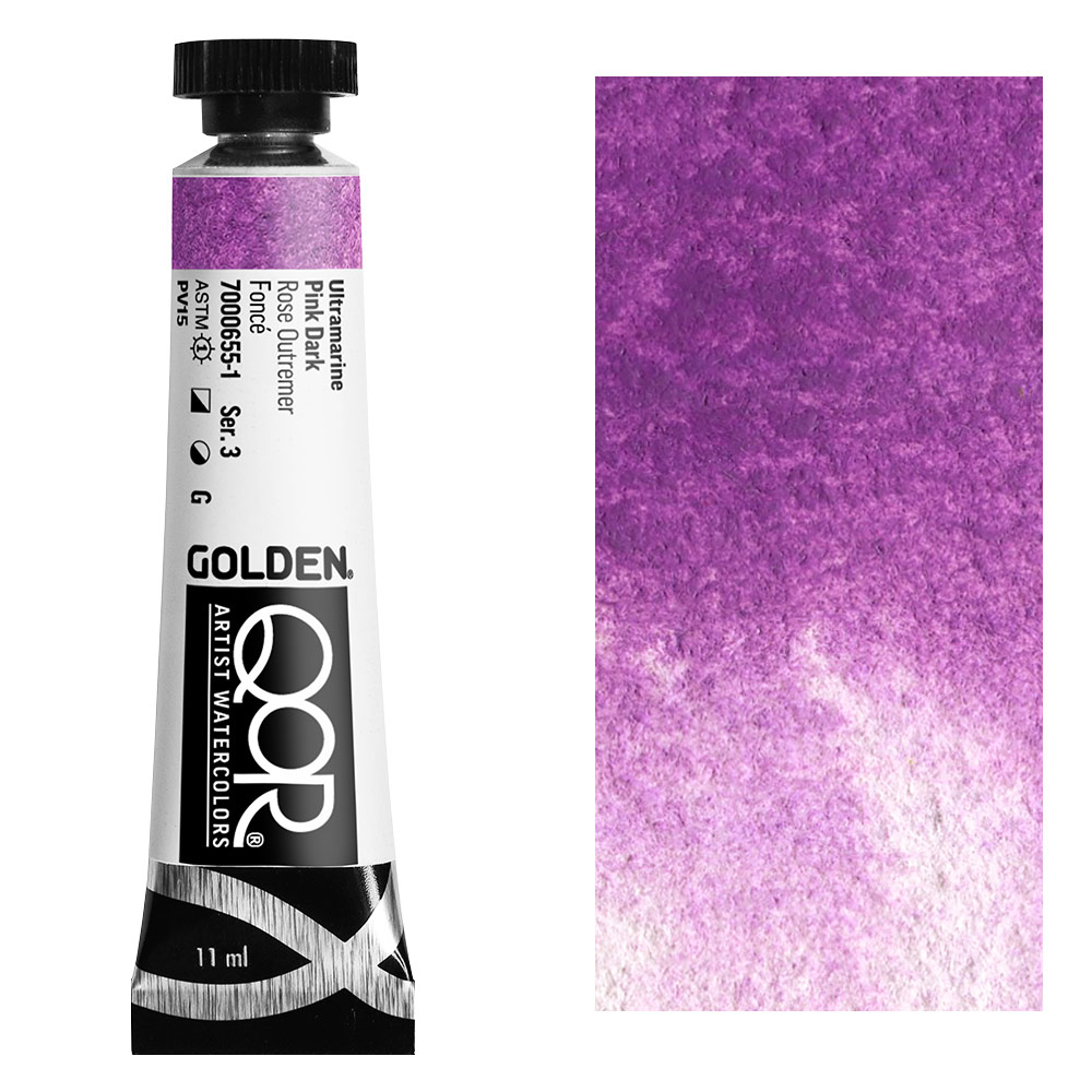 QoR Modern Watercolor 11ml Ultramarine Pink Dark