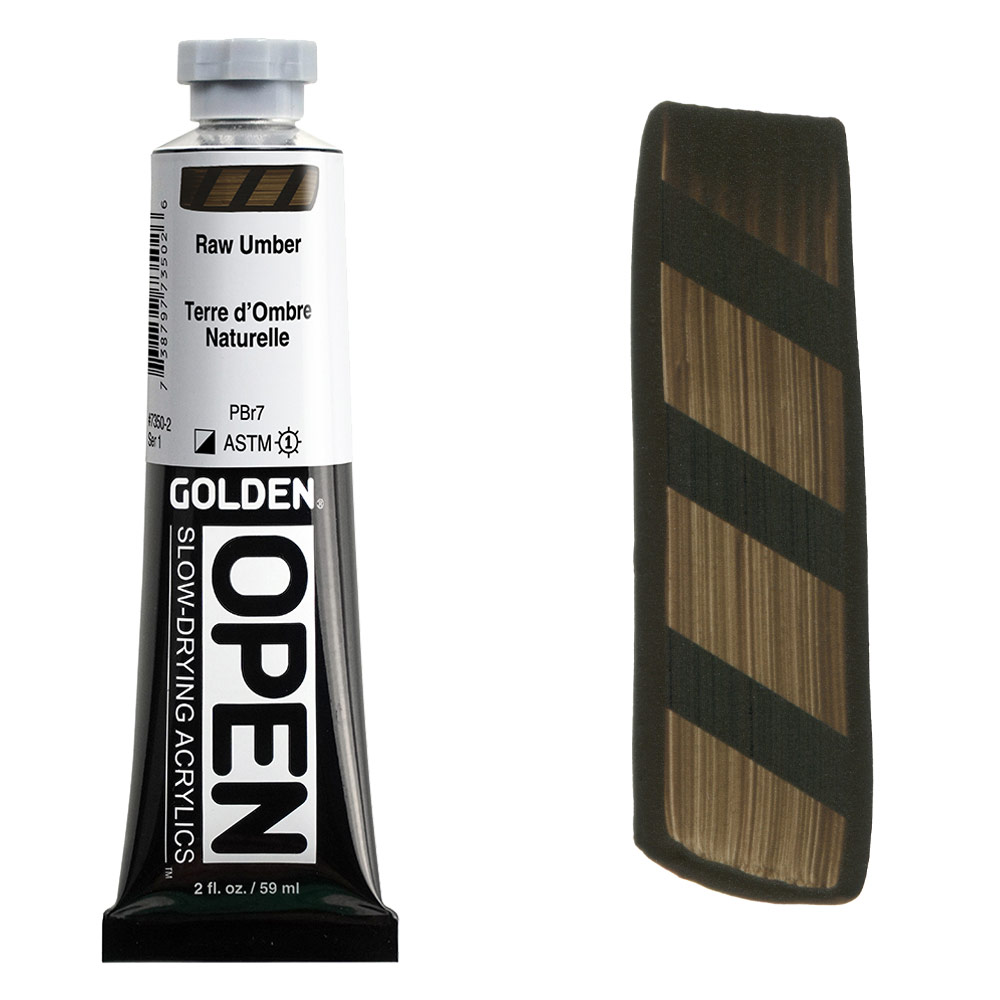 Golden OPEN Slow-Drying Acrylics 2oz Raw Umber