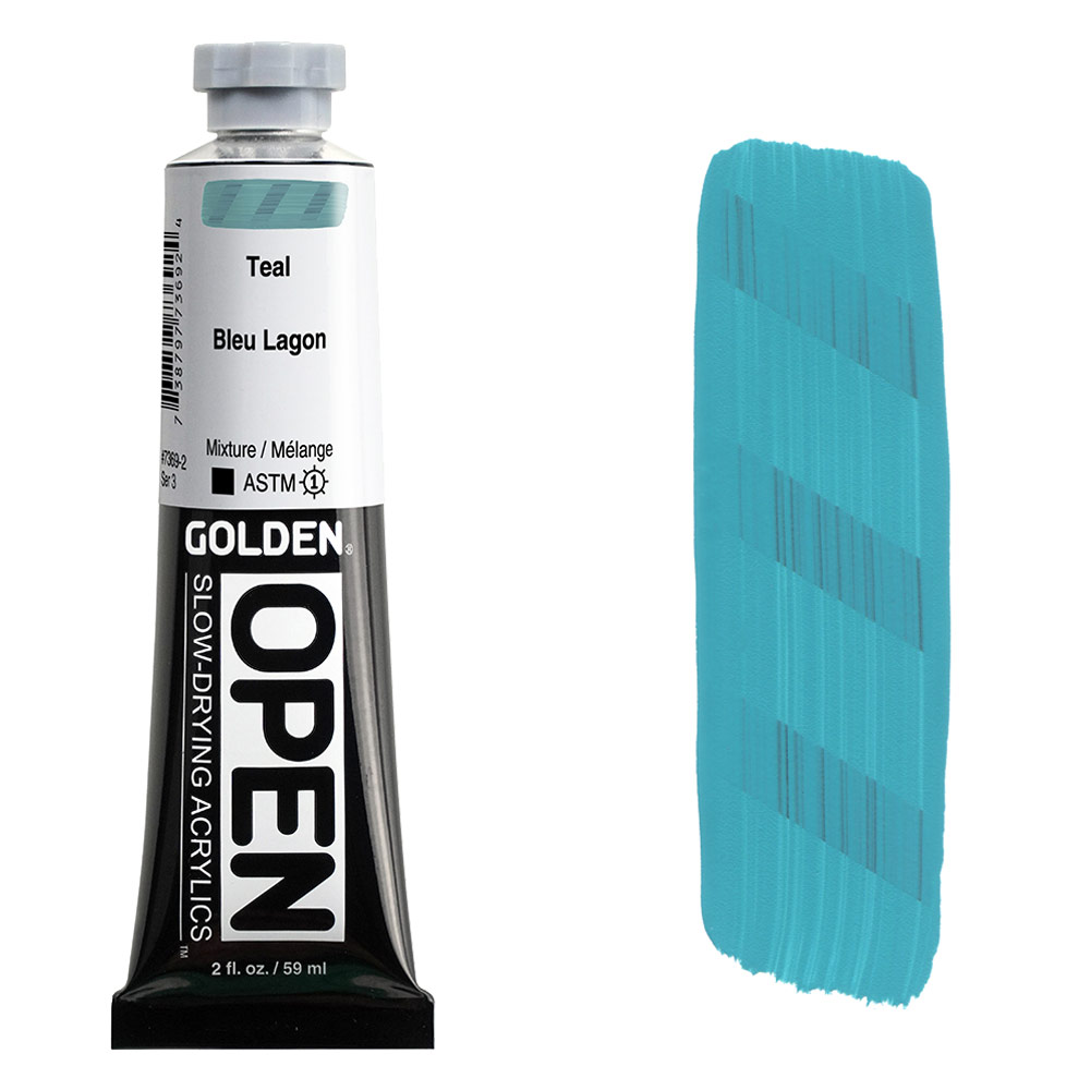 Golden OPEN Slow-Drying Acrylics 2oz Teal
