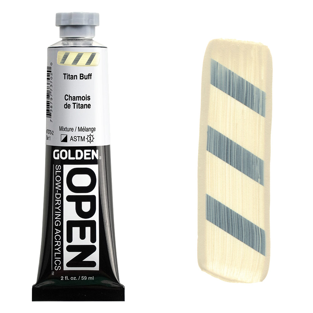 Golden OPEN Slow-Drying Acrylics 2oz Titan Buff