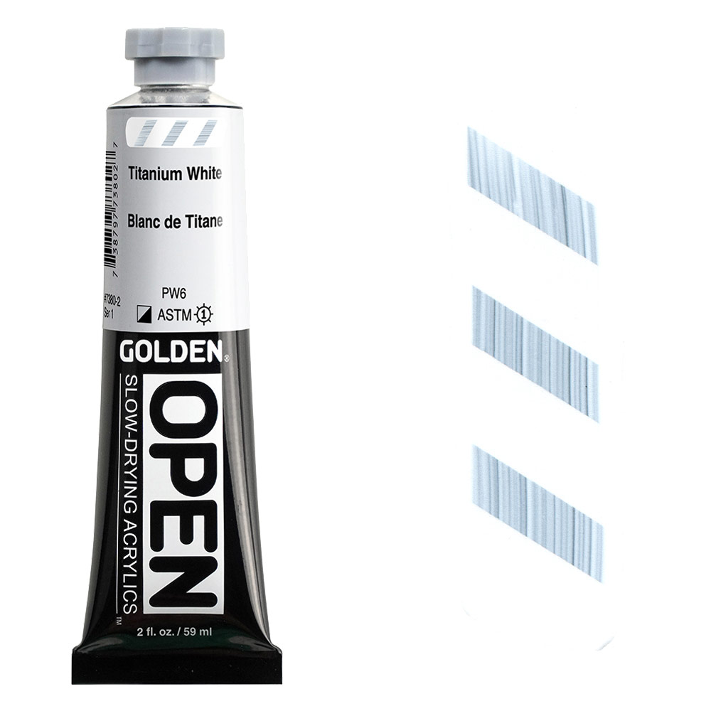 Golden OPEN Slow-Drying Acrylics 2oz Titanium White