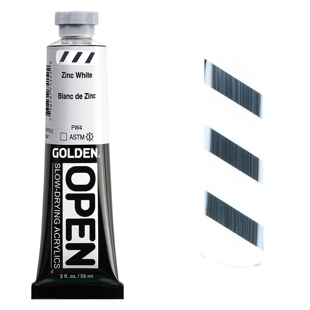 Golden OPEN Slow-Drying Acrylics 2oz Zinc White