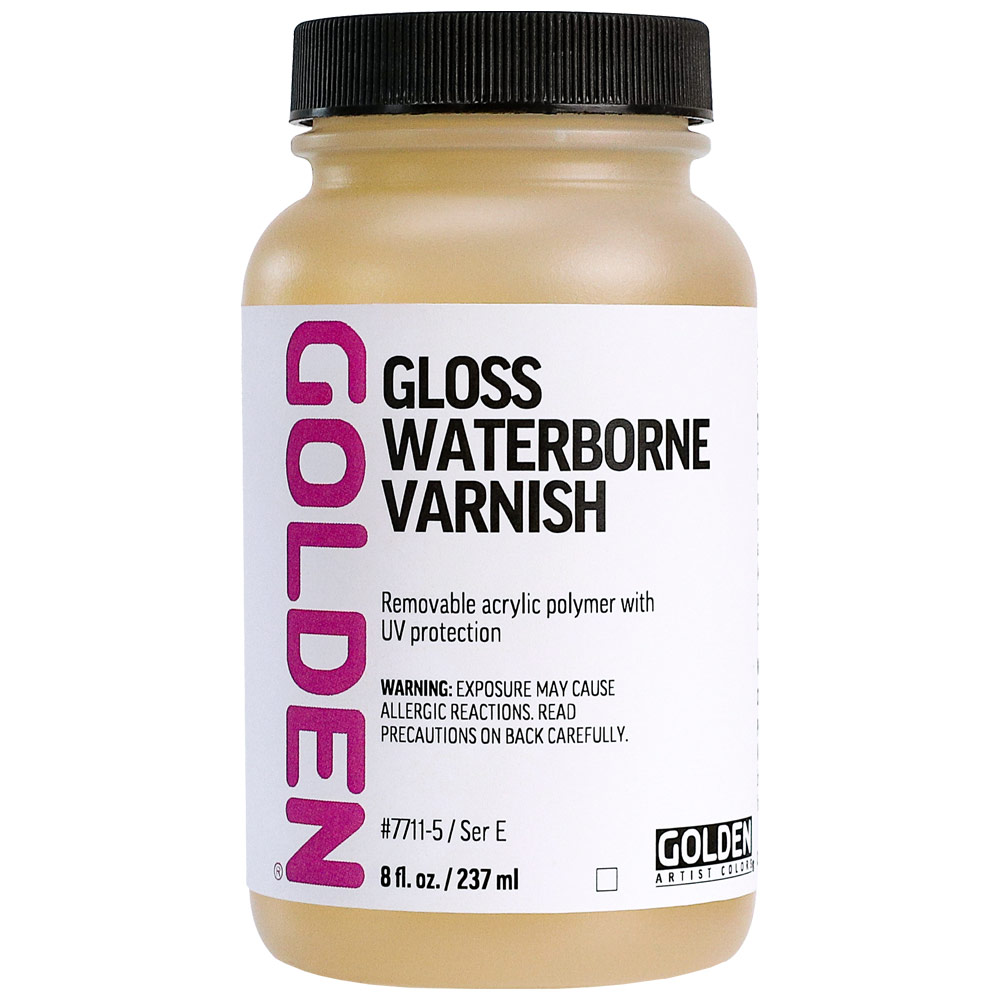 Golden Artist Colors Waterborne Varnish 8oz Gloss