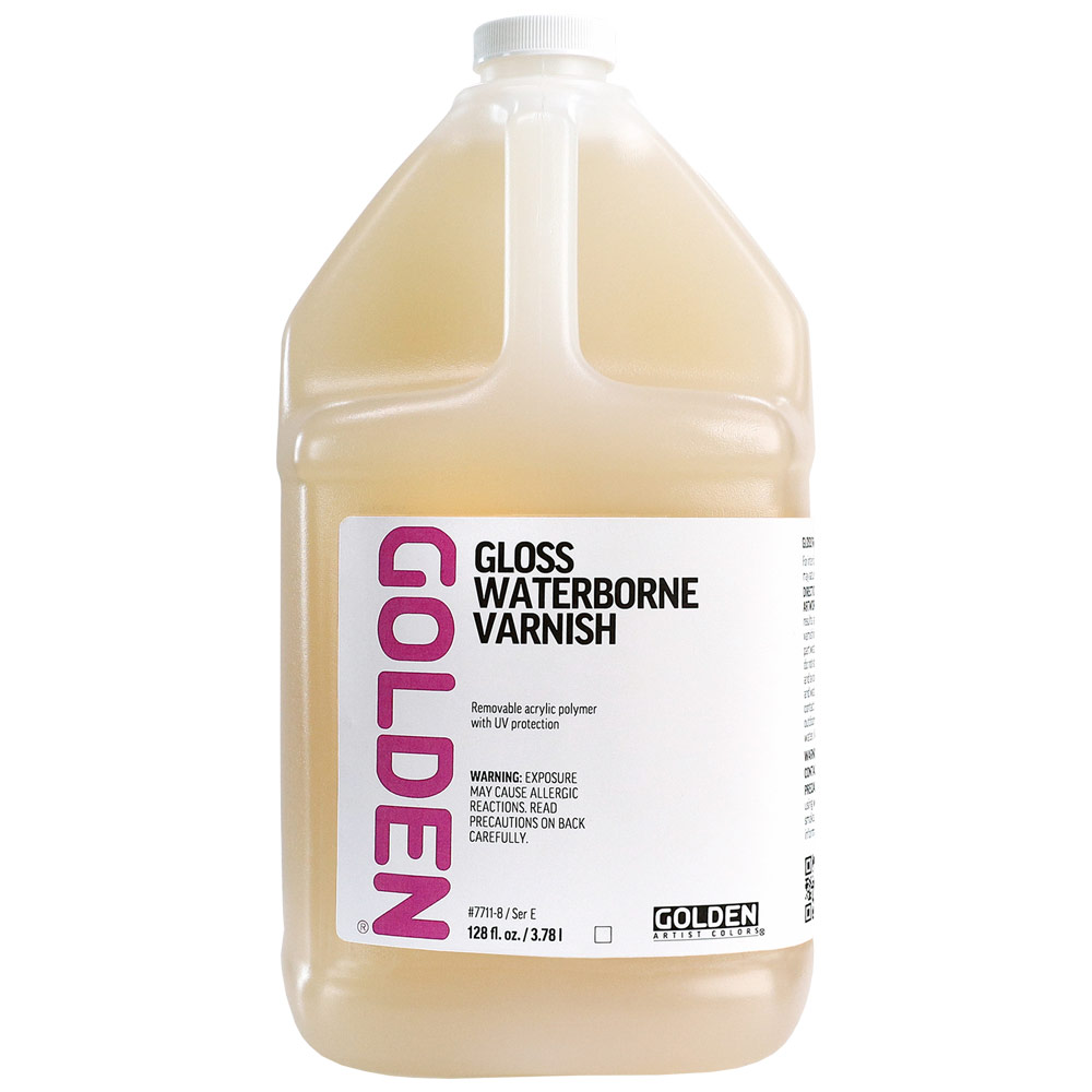 Golden Artist Colors Waterborne Varnish 128oz Gloss